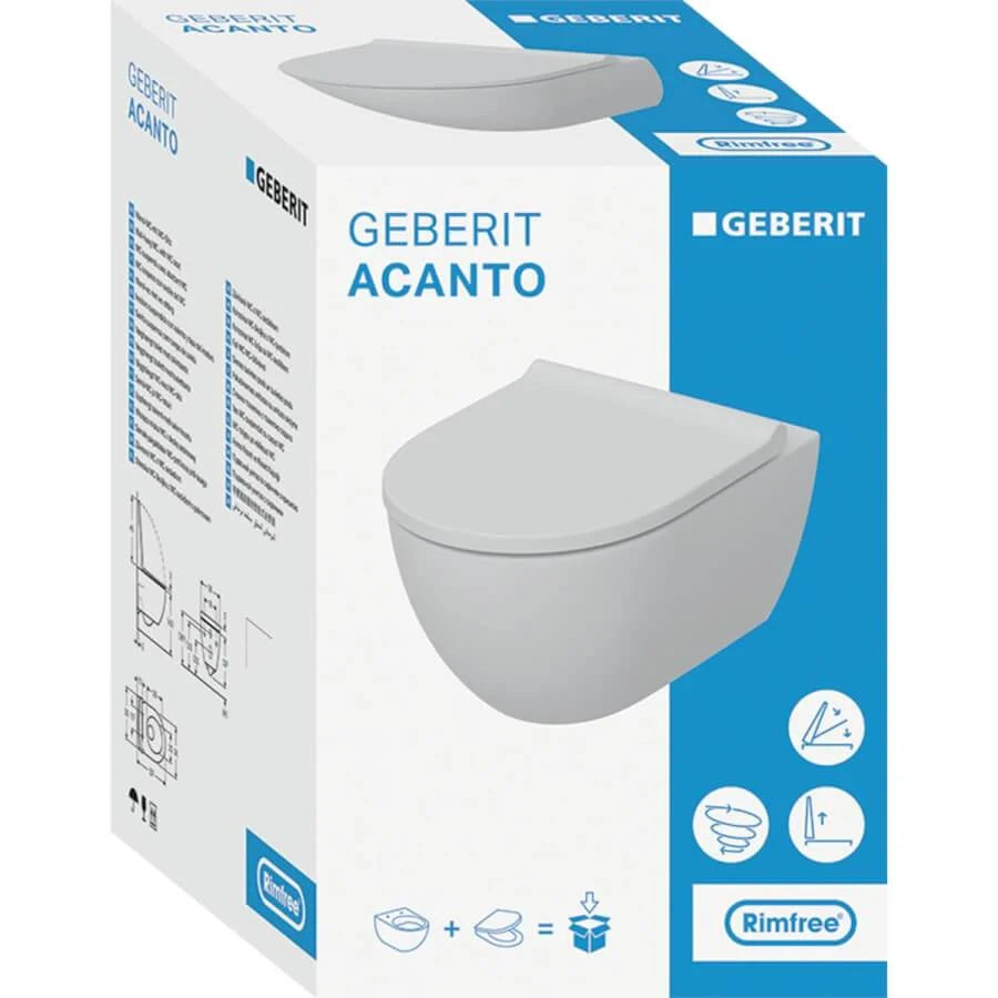 Geberit Acanto wandcloset diepspoel combi